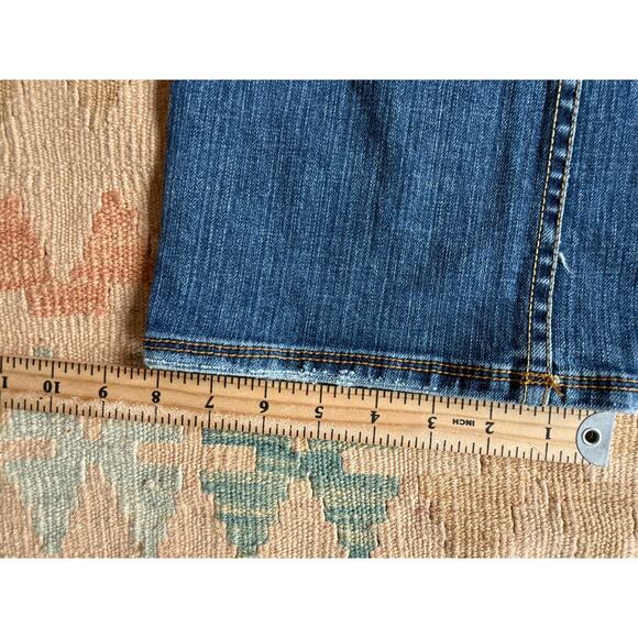 Vintage Y2K A/X Armani Exchange Jeans Women 12 R 32x32 Boot Low Rise Distressed - Picture 10 of 10